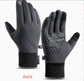 Windproof, Water-Repellent Touchscreen Cycling Gloves