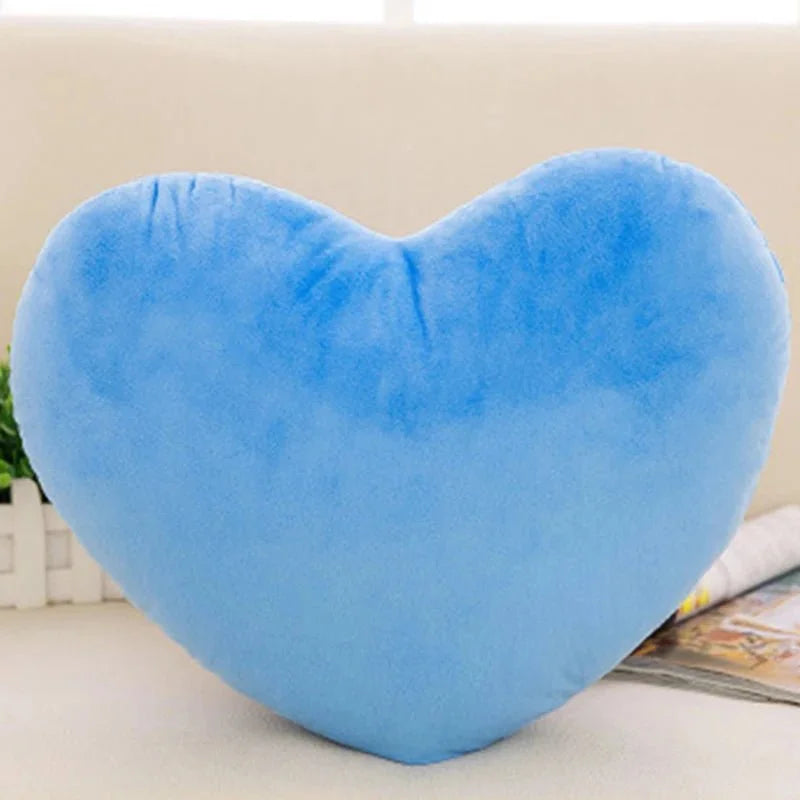Chic Blue Heart Cushion